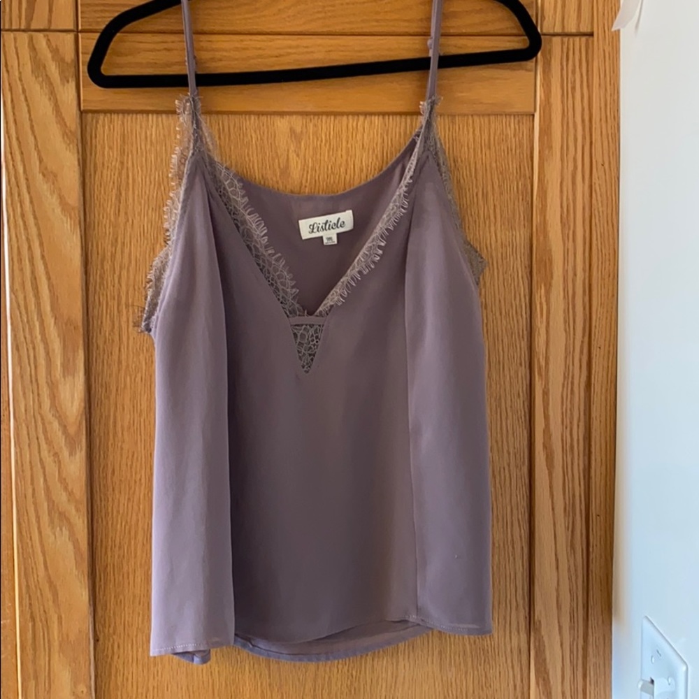 Listicle lace cami top